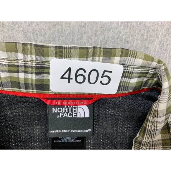The North Face Short Sleeve Button Down Shirt (Men's Small) Green - Picture 10 of 10